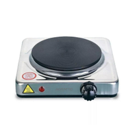 Fogão Elétrico 1 Boca De Mesa Inox Cooktop 1500w Agratto 127v