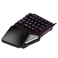 Teclado Gamer One Hand Drugi Semi Mecânico Warrior