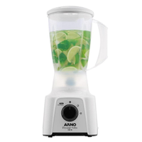 Liquidificador Arno Power Mix LQ12 Copo de Plástico 2 Velocidades + Pulsar 550W Branco - 220V