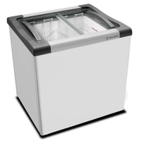 Freezer Expositor Horizontal Congelados Tampa Vidro 144 Litros NF20 - Metalfrio 220V - 220V