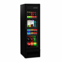 Visa Cooler Refrigerador Multiuso Expositor Vertical 296L VB28RH All Black 127V - Metalfrio - 110V