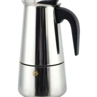 Cafeteira Italiana Aço Inox 9 Xícaras - Preto