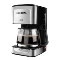 Cafeteira Mondial 20 xícaras Preto Inox 127V C-43-20X-SI 110V