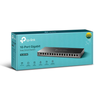 Switch Tp-Link Sg116E Easy Smart 16 Portas 10/100/1000Mbps