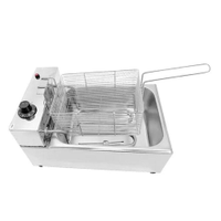 Fritadeira Elétrica Industrial Quadrada 5 Litros 110V Inox