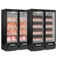 Refrigerador/Expositor Vertical Conveniência Cerveja E Carnes GCBC-950 PR Preto Gelopar 957 Litros Frost Free - 220V