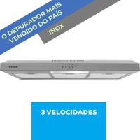 Depurador e Exaustor de ar Slim 80 Cm Inox Suggar - 110V