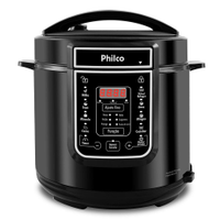 Panela de Pressão Digital Philco 6 Litros Inox/Preto PPP01P - 127V - 110V