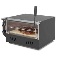 Forno elétrico Industrial Inox Pizza Assador Guilhotina Saro - Voltagem: 110v