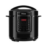 Panela de Pressão Digital Philco 6 Litros Inox/Preto PPP01P - 127V - 110V