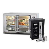 Kit Forno E Fryer French Door Com Kit Para Vinho Oster 220v - 220V