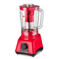 Liquidificador Turbo 2,6L 8 Velocidades 1000W 220V Vermelho Multi - LQ1004 - 220V