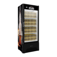 Cervejeira Vitrine Metalfrio 572 Litros VN50AH Optima | Frost Free, Adesivado