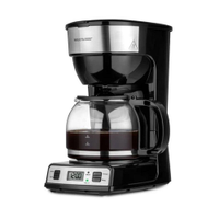 Cafeteira Digital Elétrica 32 Xícaras Jarra Vidro 127V