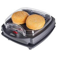 Grill Elétrico Burguer 2 em 1 Oster com Capacidade para 04 Fatias - OGRL500 - 110V