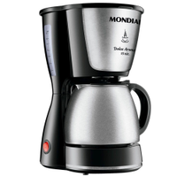 Cafeteira Elétrica Mondial Dolce Arome Thermo Inox C-34 15 Xícaras Preta e Inox - 110V