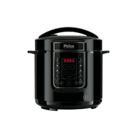 Panela de Pressão Digital Philco 6 Litros Inox/Preto PPP01P - 127V - 110V