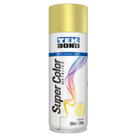 Tinta Spray Metalico Tekbond Dourado 350Ml