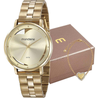 Kit Relógio Mondaine Feminino com Colar 53748LPMKDE1K1