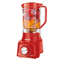 Liquidificador Mondial Turbo, 900W, Vermelho - L900 - 110V