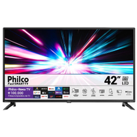 Smart TV LED 42" Philco Full HD PTV42G6FR2CPF com Roku TV, Google Assistente, Dolby Audio e processador Quad-core