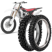 2 Pneu Moto Cross Rinaldi 100/100-18 59m 80/100-21 51m Rmx 35