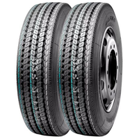 Kit 2 Pneu Aro 17.5 215/75R17.5 Linglong LLF86 135/133J Liso 16 Lonas