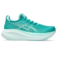 Tênis ASICS GEL-Nimbus 27 - Feminino - Turquesa com Branco