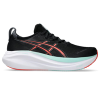 Tênis ASICS GEL-Nimbus 27 - Masculino - Preto e Vermelho com Branco