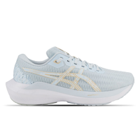 Tênis ASICS GEL-Shogun 7 - Feminino - Azul/Dourado