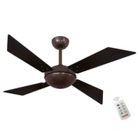 Ventilador Tecno Off Tabaco 220V e Controle Remoto