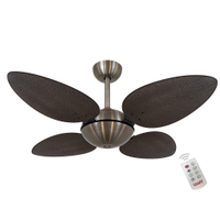 Ventilador Volare Off P Palmae Tabaco 127V e Controle Remoto