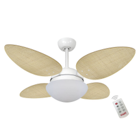 Ventilador Volare P Palmae Natural 220V e Controle Remoto