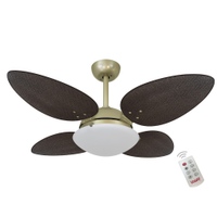 Ventilador Premium Tabaco 220V e Controle Remoto