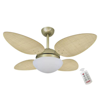 Ventilador Volare P Palmae Natural 220V e Controle Remoto