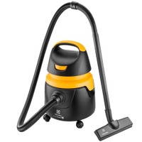 Aspirador de Pó e Água Electrolux Acqua Power AQP20 1400W 10L com Conjunto de Acessórios e Rodas 360° - Amarelo/Preto - 110V