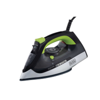 Ferro de Passar Roupa Black Decker, FX2700, com Vaporizador, Sistema Antigotejamento, Preto, Verde e Branco - 110V