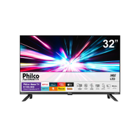 Smart TV 32" Philco HD DLED PTV32G7PR2CGB com Sistema Operacional Roku TV, Processador Quad Core, HDMI e Dolby Audio