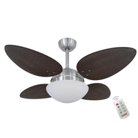 Ventilador Premium Tabaco 127V e Controle Remoto