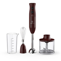 Mixer 3 em 1 Electrolux Vermelho Escuro 600W Haste em Inox e Tecnologia TruFlow (EIB21)