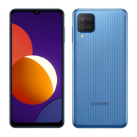 Smartphone Samsung Galaxy M12 Azul, Tela 6.5" - 4G+Wi-Fi+NFC, And. 11, Câm. Tras. em 48+5+2+2MP, Frontal de 8MP, 4GB RAM, 64GB