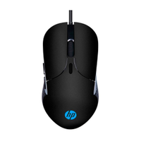 Mouse Gamer HP M280, USB, RGB, 2400 DPI, Preto