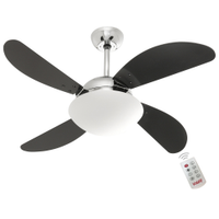 Ventilador Volare Fly Preto 127V e Controle Remoto