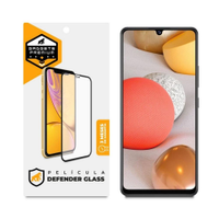 Pelicula Defender Glass para Samsung Galaxy A42 5G - Preta - Gshield