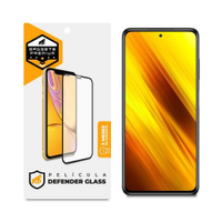 Pelicula Defender Glass para Xiaomi Redmi Poco X3 - Preta - Gshield