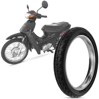 Pneu Moto Biz 100 Rinaldi Aro 14 80/100-14 49L Traseiro BS32