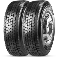 Kit 2 Pneu Sestante by Pirelli Aro 22.5 295/80r22.5 152/148M TL Traction Rodoviário