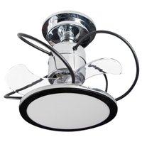 Ventilador de Teto Treviso Cromado Confort LED Bivolt