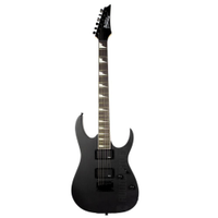 Guitarra Ibanez Super Strato HH GRG 121DX BKF Black Fosca Guitar com Captação Ceramic