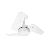 Ventilador De Teto Venti-Delta Loft Led 3 Pás Laqueadas - Branco - 220V